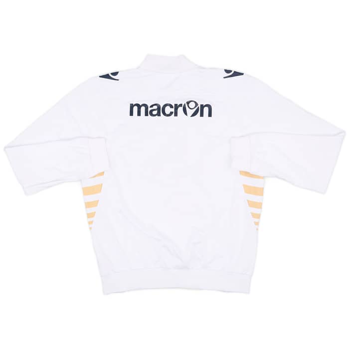 2013-14 Leeds United Macron 1/4 Zip Drill Top - 8/10 - (S)