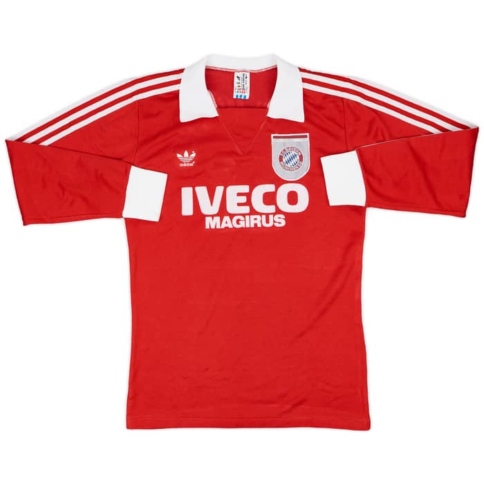 1980-82 Bayern Munich Home L/S Shirt #11 - 9/10 - (M)