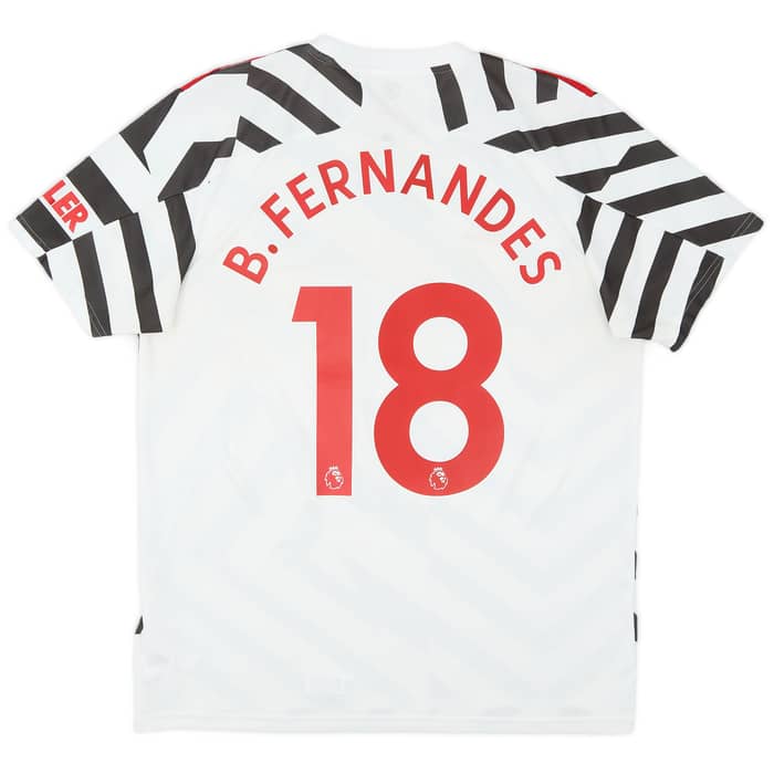 2020-21 Manchester United Third Shirt B.Fernandes #18 - 5/10 - (L)