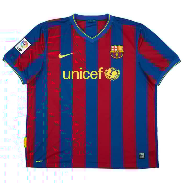 2009-10 Barcelona Home Shirt Messi #10 - 7/10 - (XL)
