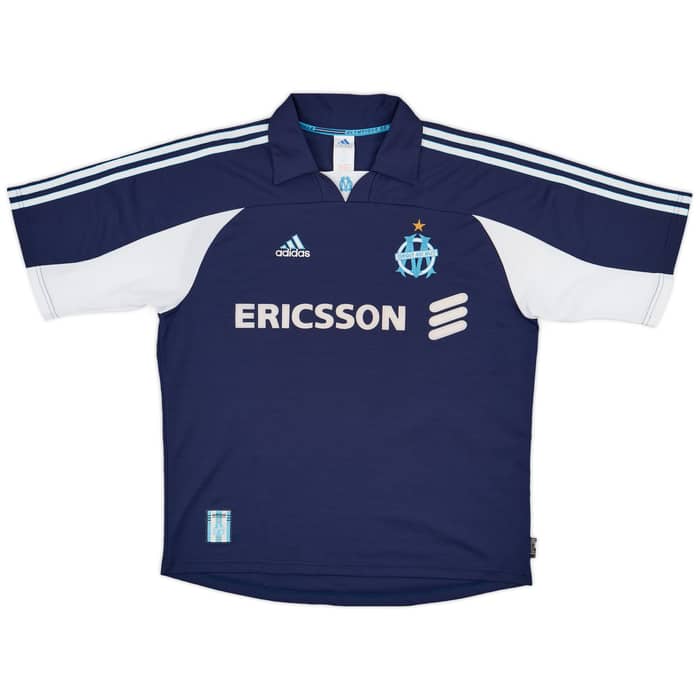 1999-00 Olympique Marseille Away Shirt Pires #7 - 9/10 - (L)