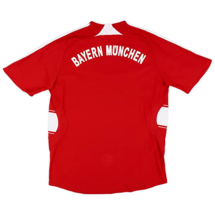 2007-08 Bayern Munich Signed Home Shirt - 8/10 - (M)