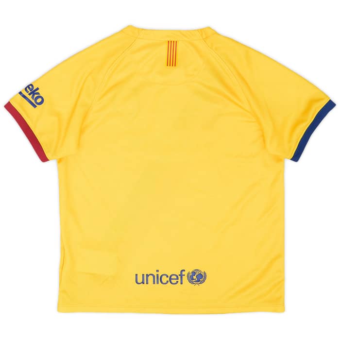 2019-20 Barcelona Away Shirt - 9/10 - (XL.Boys)