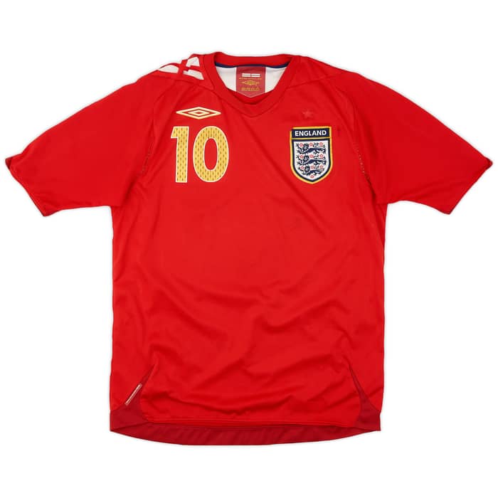 2006-08 England Away Shirt Owen #10 - 4/10 - (S)