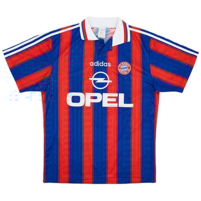 1995-97 Bayern Munich Home Shirt Scholl #7 - 8/10 - (S)
