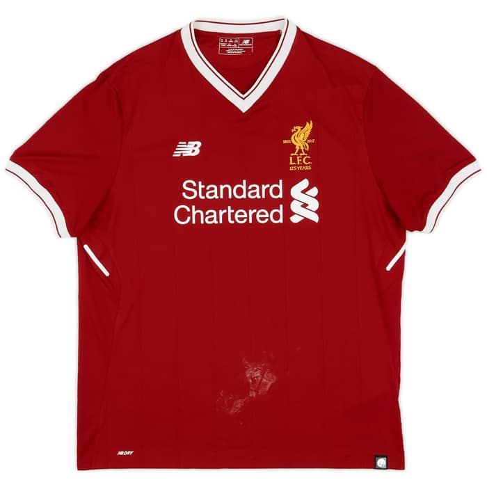 2017-18 Liverpool 125 Years Home Shirt Virgil #4 - 5/10 - (XL)