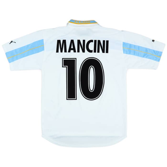 1999-00 Lazio Centenary Home Shirt Mancini #10 - 7/10 - (S)