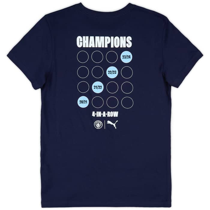 2024-25 Manchester City Puma Winners Tee (L.Kids)