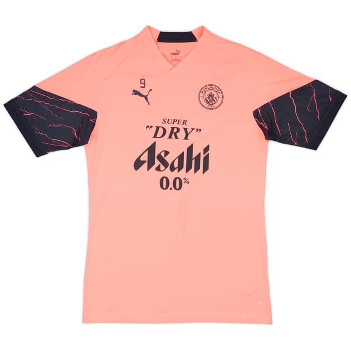 2024-25 Manchester City Player Issue Training Shirt #9 (Haaland) - (XL)
