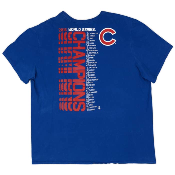 2016 Chicago Cubs World Series Champions Nike Tee - 8/10 - (XXL)