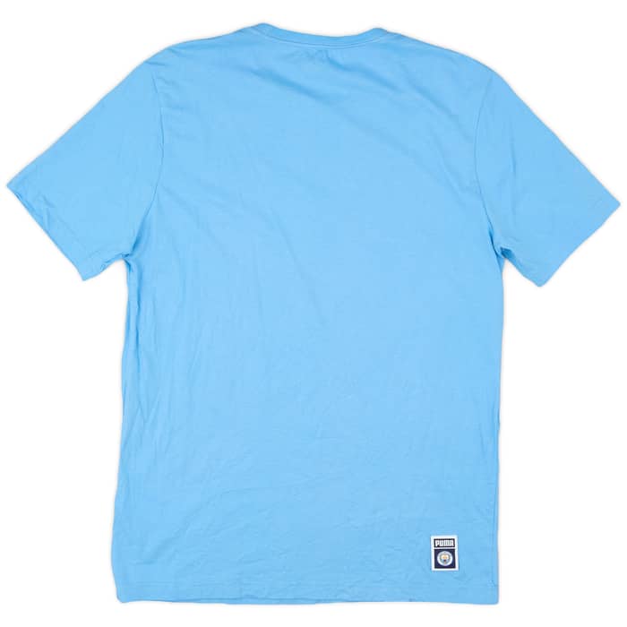 2019-20 Manchester City Puma Cotton Tee - 9/10 - (M)