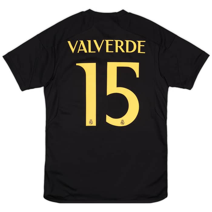 2023-24 Real Madrid Third Shirt Valverde #15 (M)
