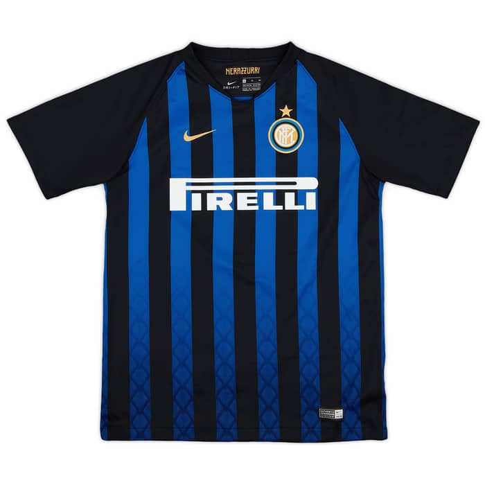 2018-19 Inter Milan Home Shirt - 9/10 - (XL.Boys)