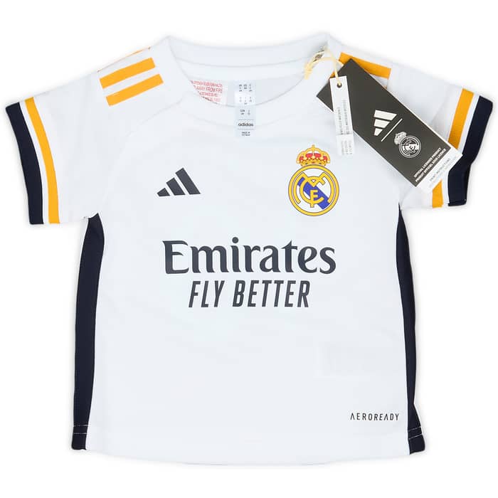 2023-24 Real Madrid Home Shirt & Shorts Kit Modric #10 (3-6 Months)
