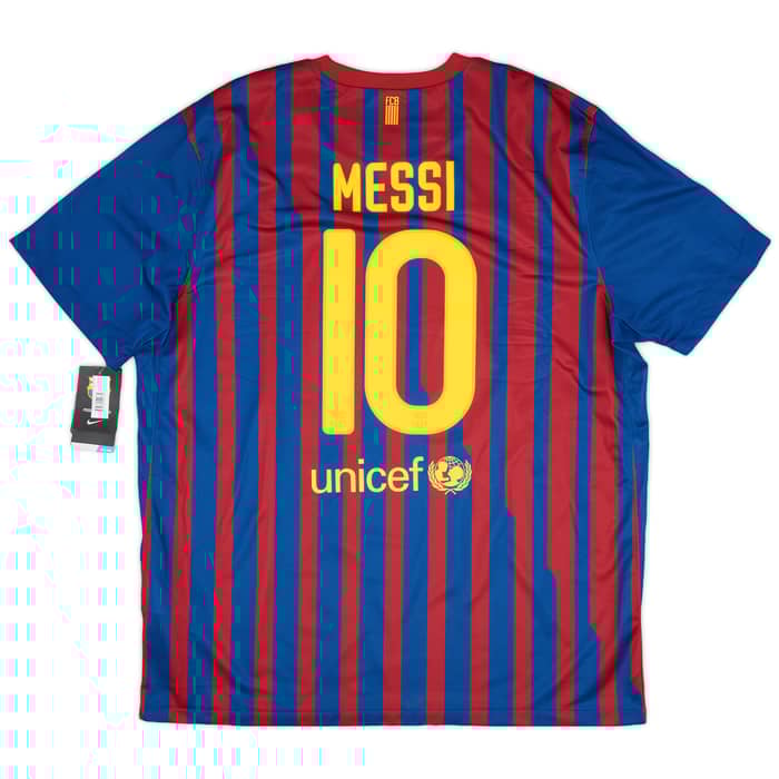 2011-12 Barcelona Home Shirt Messi #10 (XXL)