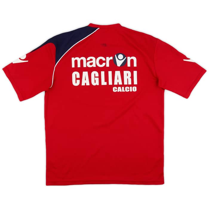 2010-11 Cagliari Macron Training Shirt - 6/10 - (L)