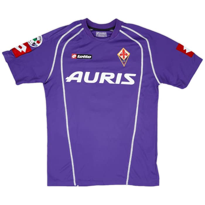 2006-07 Fiorentina Match Worn Home Shirt Pazienza #8