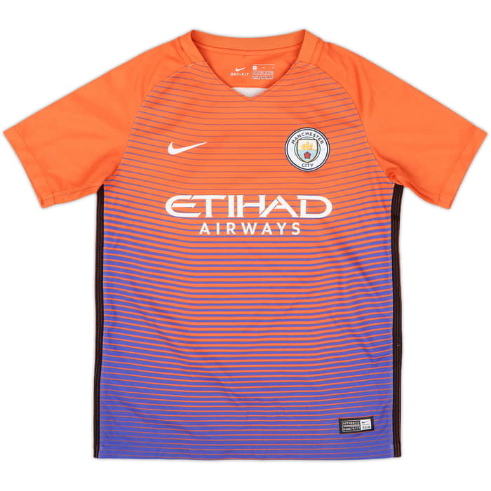 2016-17 Manchester City Third Shirt - 9/10 - (M.Boys)