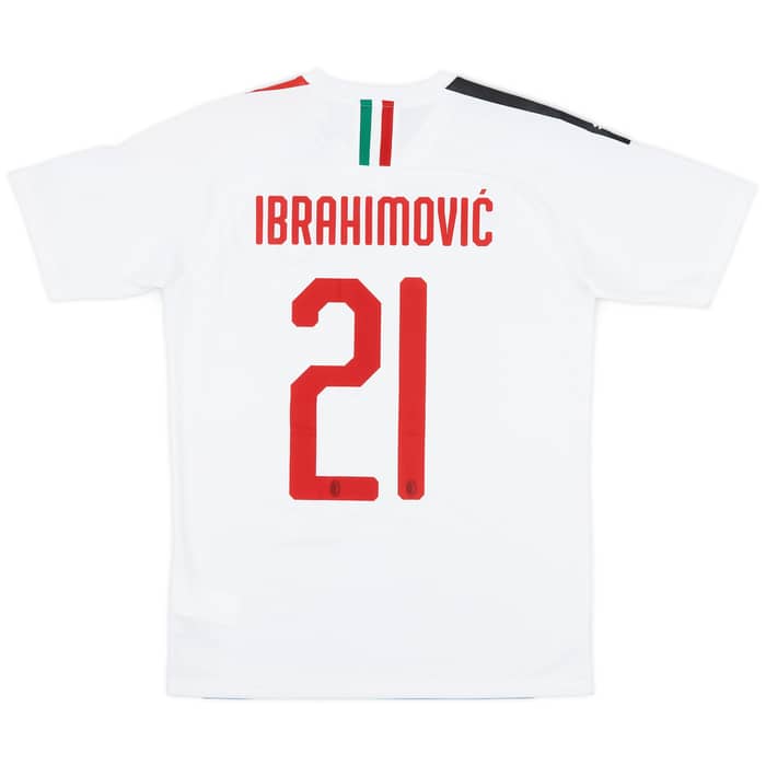 2019-20 AC Milan Away Shirt Ibrahimovic #21 (S)