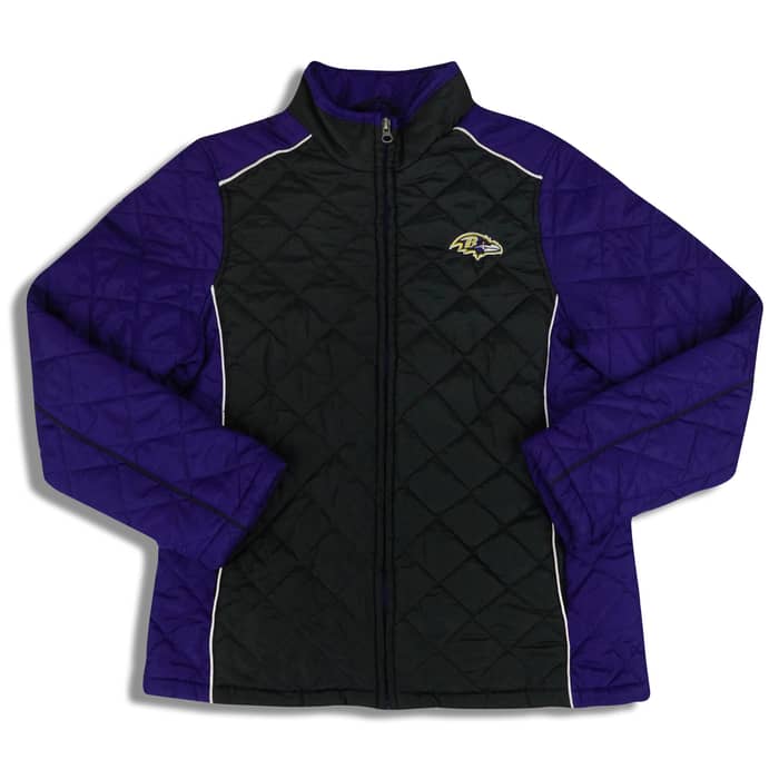 2000s Baltimore Ravens Women'S Padded Jacket L