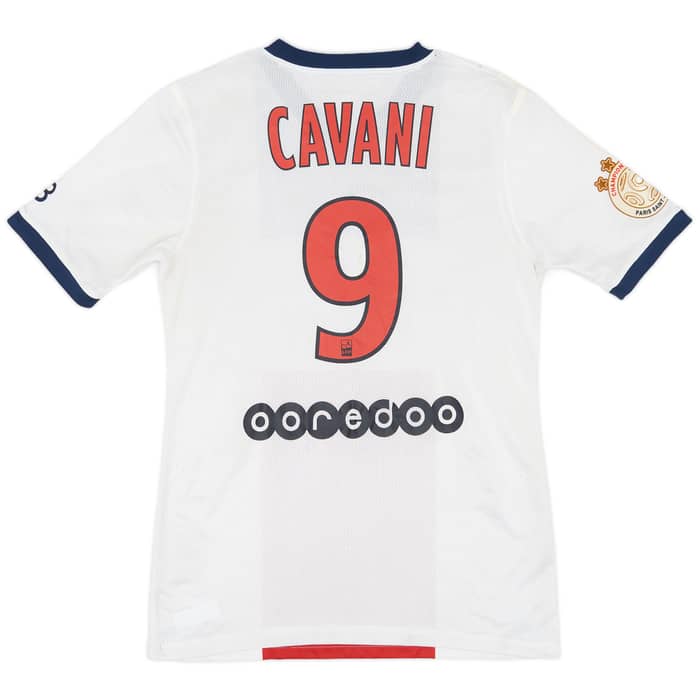 2013-14 Paris Saint-Germain Match Issue Away Shirt Cavani #9