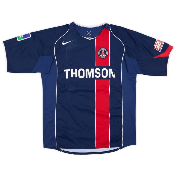 2004-05 Paris Saint-Germain Home Shirt Mendy #5 - 5/10 - (L)