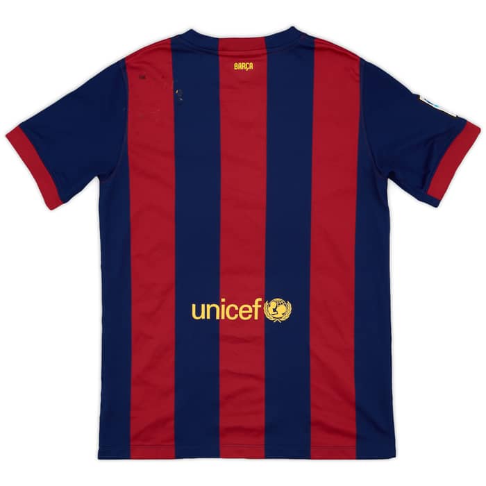 2014-15 Barcelona Home Shirt - 6/10 - (XL.Boys)