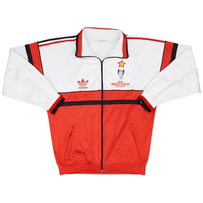 1990-92 AC Milan adidas Track Jacket - 8/10 - (L)