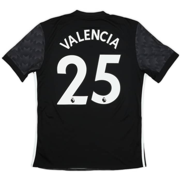 2017-18 Manchester United Away Shirt Valencia #25 - 9/10 - (M)