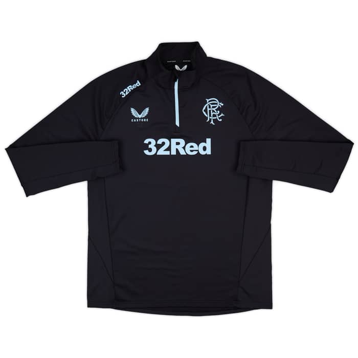 2024-25 Rangers Staff Issue 1/4 Zip Training Top # - 5/10 - (XL)