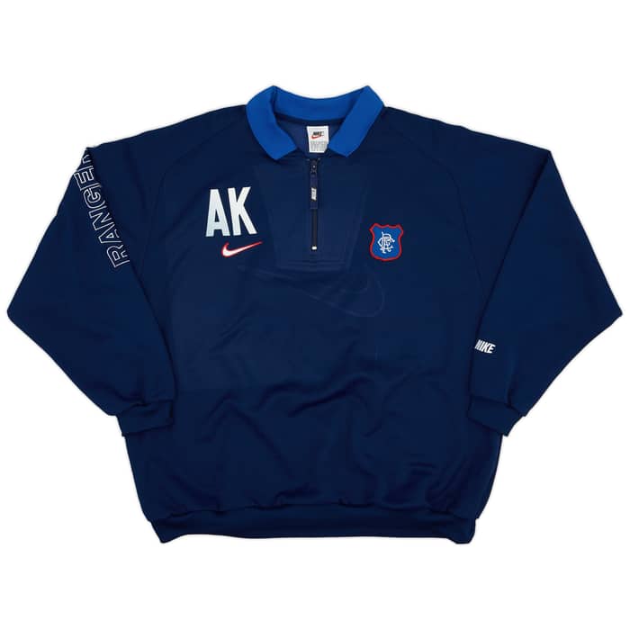 1997-98 Rangers Staff Issue Nike 1/2 Zip Top (AK)