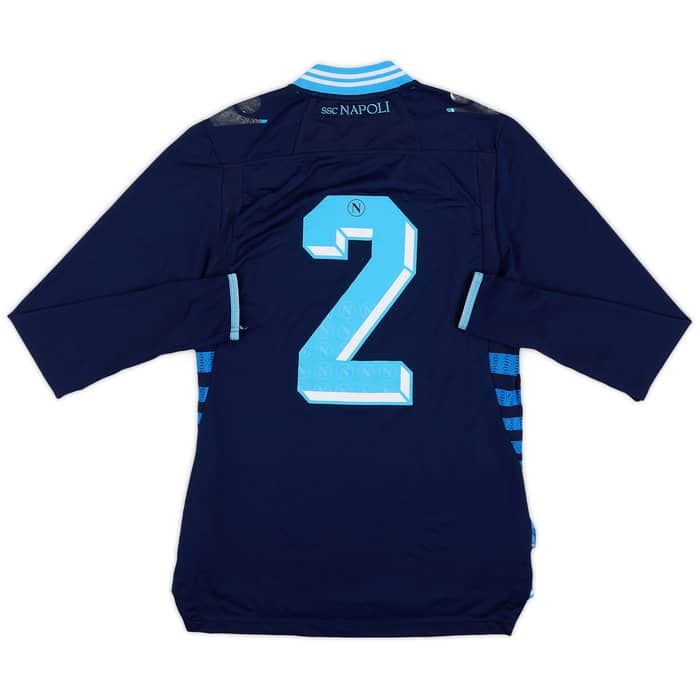 2012-13 Napoli Away L/S Shirt #2 - 4/10 - (S)