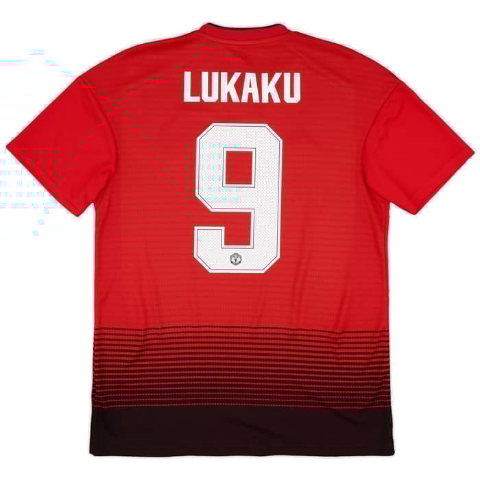 2018-19 Manchester United Home Shirt Lukaku #9 (M)