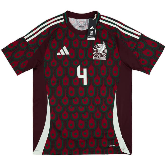 2024-25 Mexico Home Shirt E.Alvarez #4