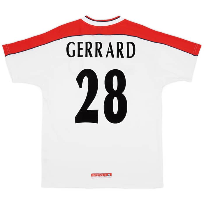 1998-99 Liverpool Away Shirt Gerrard #28 - 9/10 - (L)
