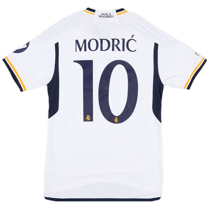 2023-24 Real Madrid Authentic Home CL Shirt Modric #10 (M)