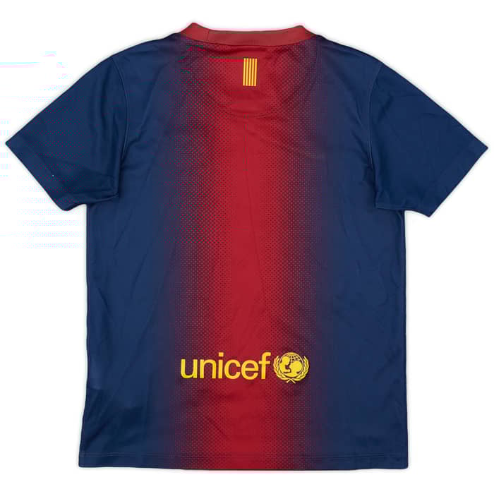 2012-13 Barcelona Basic Home Shirt - 7/10 - (S.Boys)