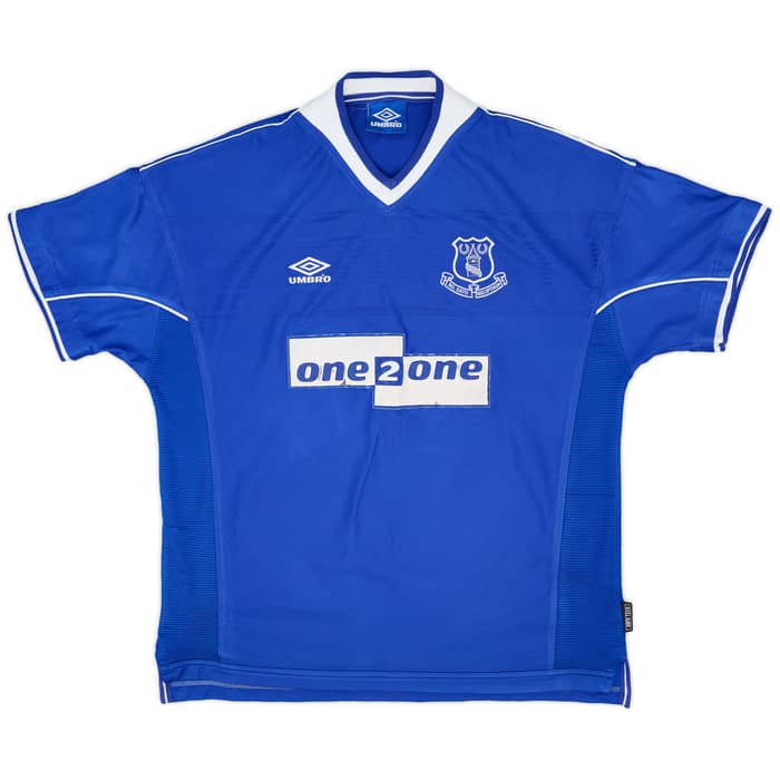 1999-00 Everton Home Shirt Moore #23 - 7/10 - (XXL)