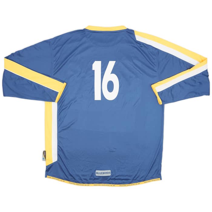 2008-09 Cardiff Home L/S Shirt #16 - 6/10 - (L)