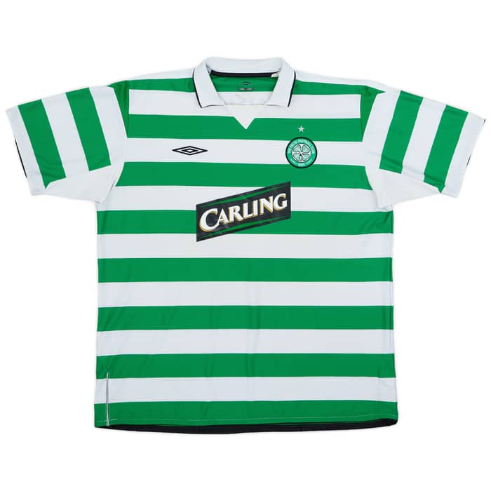 2004-05 Celtic Home Shirt Lennon #18 - 8/10 - (3XL)