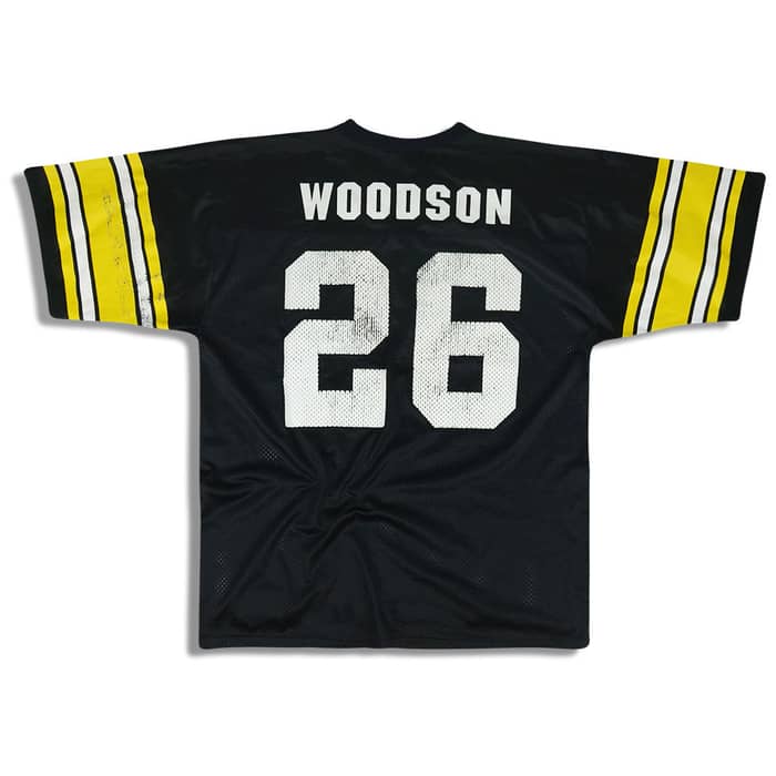 1992-96 Pittsburgh Steelers Woodson #26 Logo Athletic Jersey (Home) M