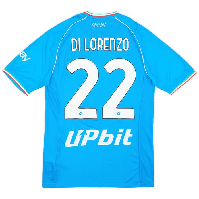 2023-24 Napoli Home Shirt Di Lorenzo #22