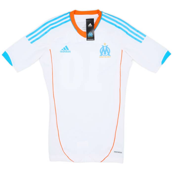 2012-13 Olympique Marseille Player Issue TechFit Home Shirt Gignac #9 (S)