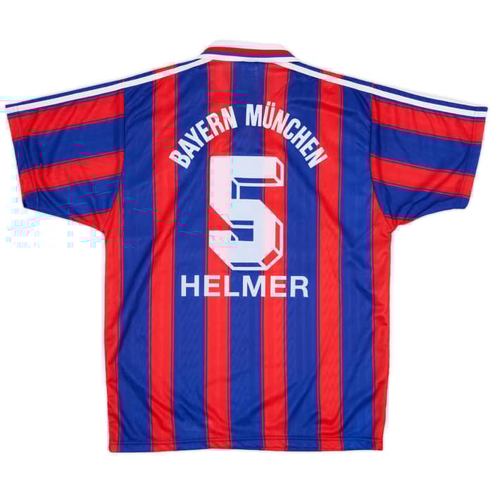 1995-97 Bayern Munich Home Shirt Helmer #5 - 7/10 - (M)