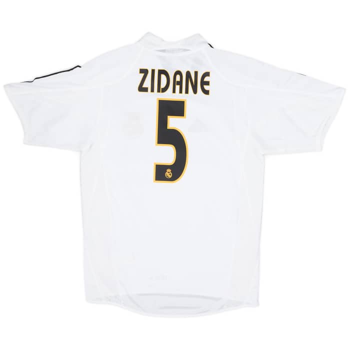 2004-05 Real Madrid Home Shirt Zidane #5 (S)
