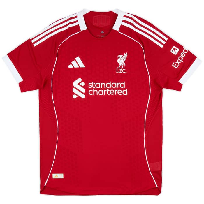 2025-26 Liverpool Authentic Home Shirt M.Salah #11