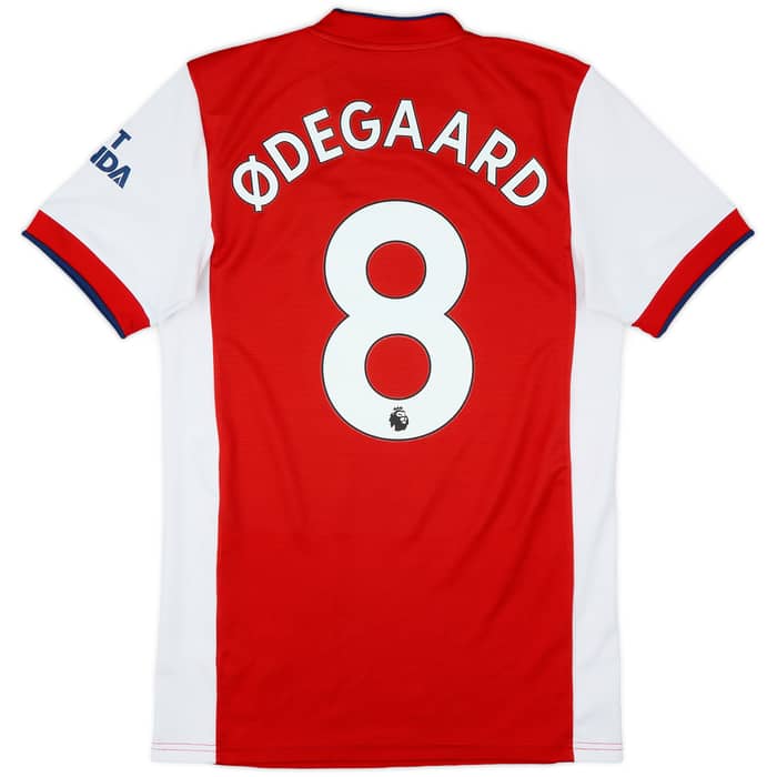 2021-22 Arsenal Home Shirt Odegaard #8 - 7/10 - (S)