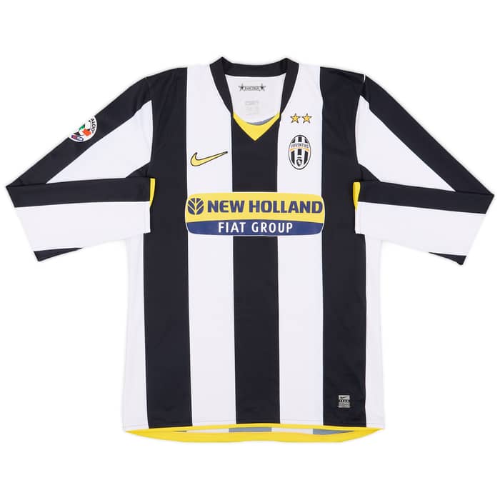 2008-09 Juventus Match Issue Home L/S Shirt Marchisio #19