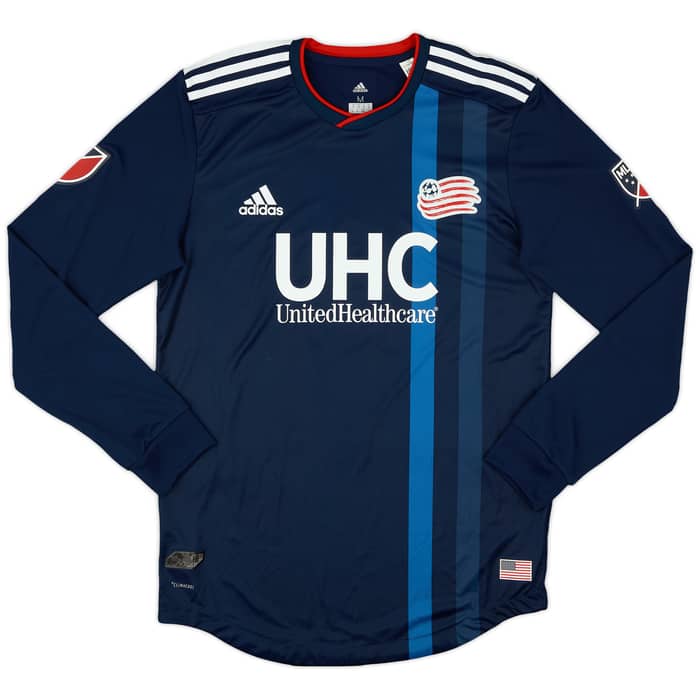 2018 New England Revolution Match Issue Home L/S Shirt Nemeth #9