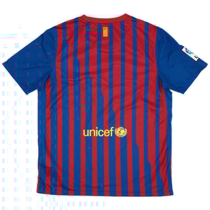 2011-12 Barcelona Home Shirt - 9/10 - (XL.Boys)